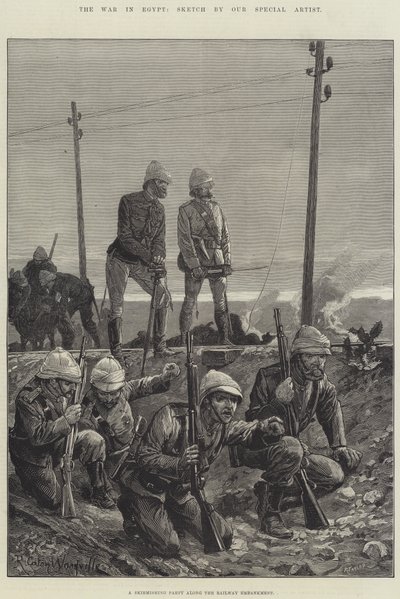 La guerra en Egipto de Richard Caton Woodville junior